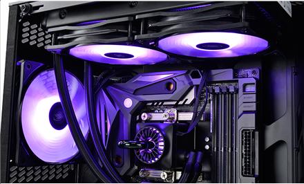 Produktbild Deepcool RF 120M Computergehäuse Ventilator 12 cm Schwarz 5 Stück(e) (120 mm, 5 x)