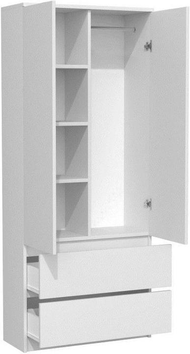 Actual product image Topeshop Szafa Malwa (90 x 50 x 180 cm)