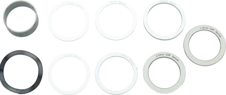 Image du produit Problem Solvers Adaptateur de pédalier BB30/PF30, axe de manivelle GXP black/silver