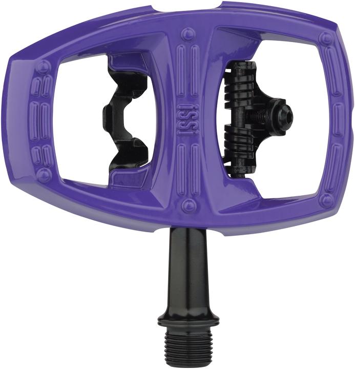 Produktbild iSSi Flip II SPD Hybridpedal für MTB/Trekking/City (Bearing/Bushing). Violet.