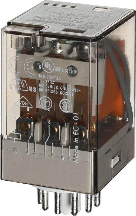 Image du produit Finder Rel. ind. 11p. 110VAC 3W p.fas. 90.73/112 60.13.8.110.0040