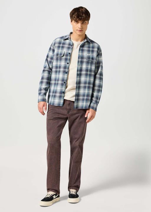 Actual product image Wrangler Long sleeve shirt Two Pocket Shirt (S)