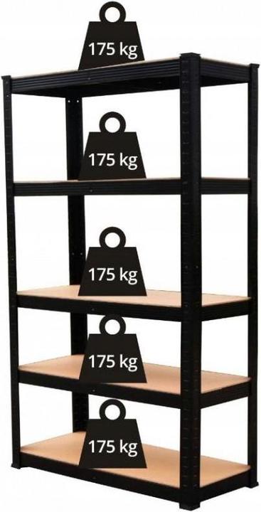 Image du produit Topeshop Czarny (90 x 30 x 180 cm)