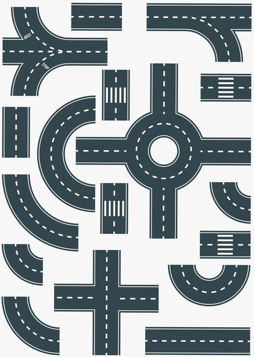 Actual product image Heyda Craft set vehicles 3 sheets, A4