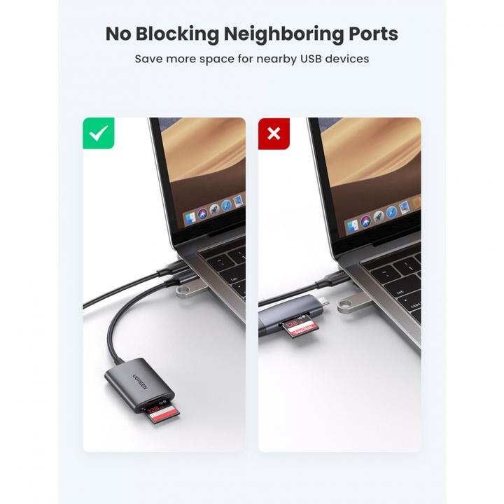 Produktbild Ugreen USB-C Card Reader CM401 (USB-C)