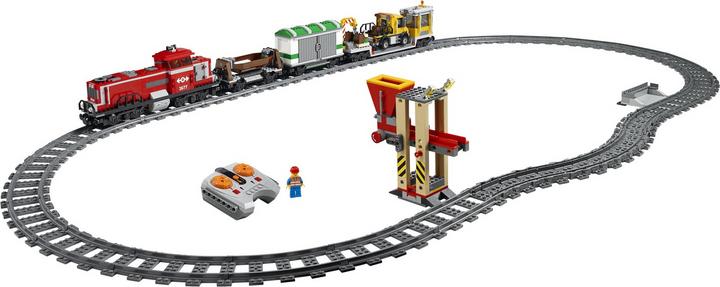 Immagine prodotto LEGO Güterzug mit Diesellokomotive (3677, LEGO City)