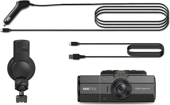Immagine prodotto Vantrue N2S Dual (Ricevitore GPS, Accumulatore di carica elettrica, 4K)