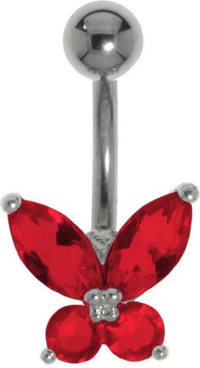 Immagine prodotto Bijouteria Piercing ventre (Vetro (di orologio), Ottone rodiato in ottone rodiato, Titanio)