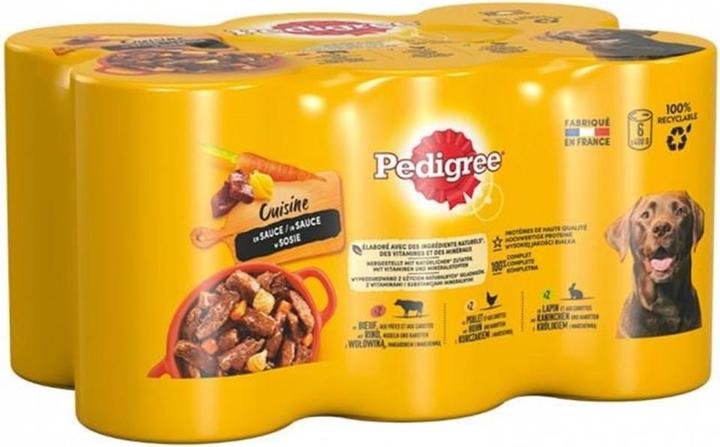 Pedigree Dose Rind & Huhn & Kaninchen (Adult, 4 Stk., 2400 g)