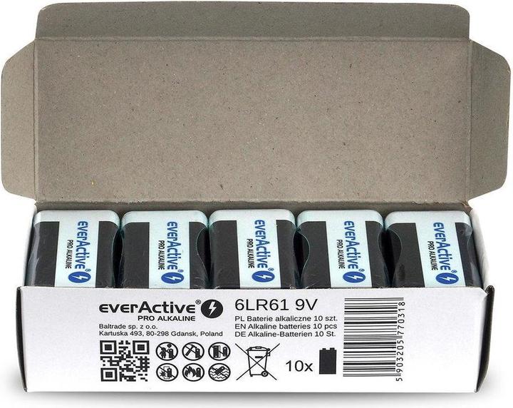 Produktbild Everactive Alkaline batteries Pro LR6 AA - shrink pack - 10 - Batterie (10 Stk., AA, 650 mAh)