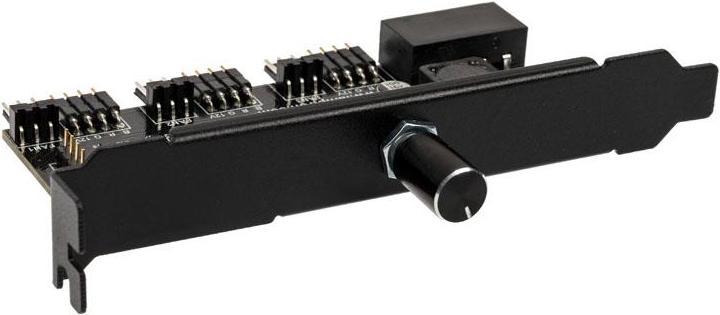 Produktbild Lamptron CFM36 Lüfter- und RGB-LED-Controller für PCI-Slot - schwarz (3 Lüfter)