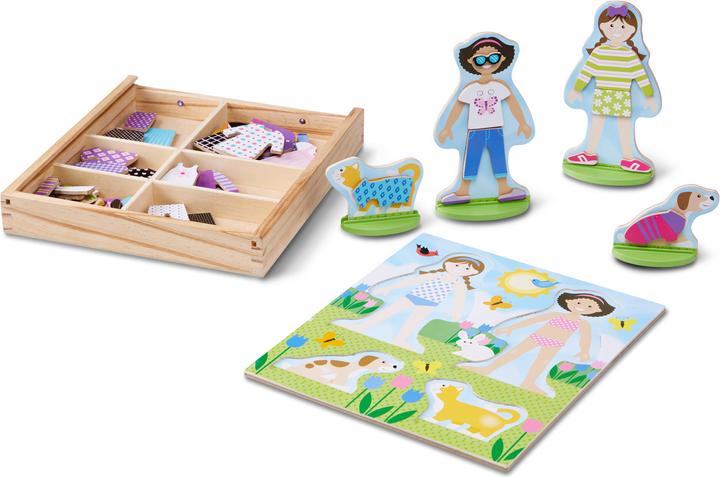 Actual product image Melissa & Doug Magnetic Dress Up - Friends and Pets (78 x)