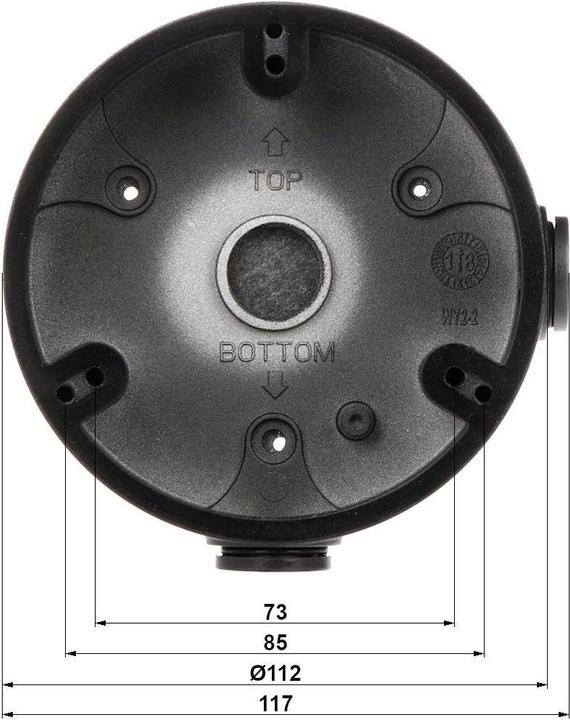 Immagine prodotto Dahua Europa Accessorio per telecamera di sicurezza PFA136 Scatola di giunzione (Kit di montaggio)