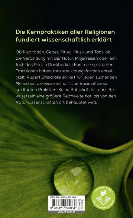 Produktbild Die Wiederentdeckung der Spiritualität (Deutsch, Rupert Sheldrake, 2018)