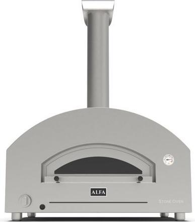 Produktbild Alfa Forni Futuro 4 Pizze Hybrid Silber Schwarz