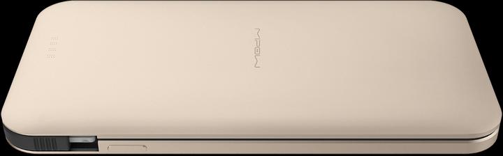 Actual product image MiPow Power Cube 5000 slim gold, lightning (5000 mAh)