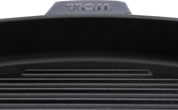 Produktbild Woll Grillpfanne Iron mit Steakpresse Carbon Grey (24 cm, Grillpfanne, Gusseisen)