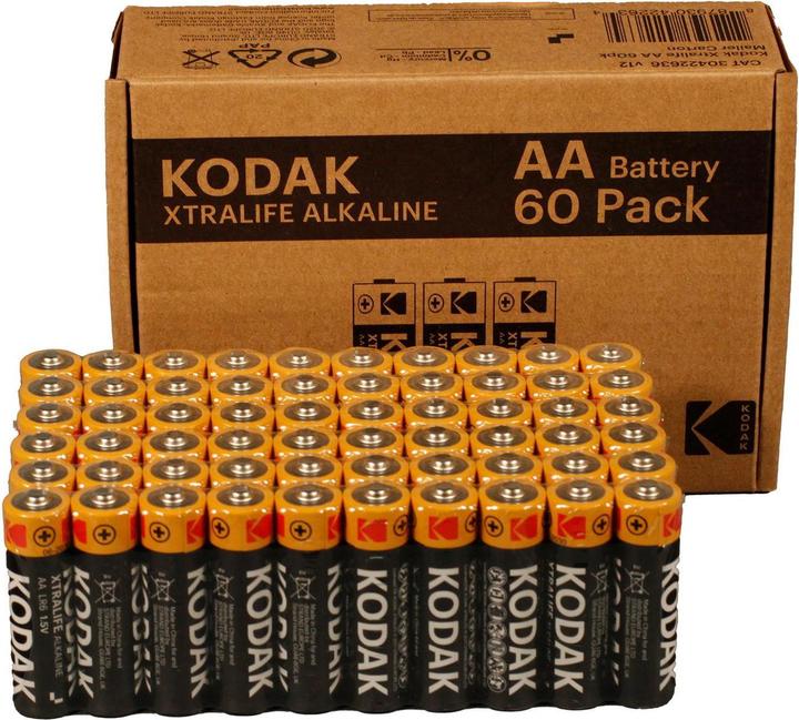 Kodak Xtralife (60 Stk., AA, 2700 mAh)