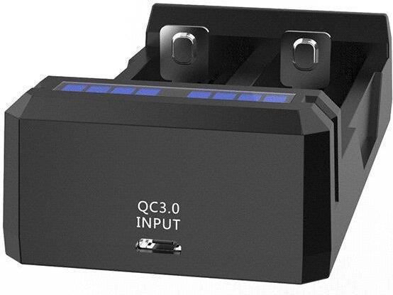 Actual product image Xtar SC2 Quick charger 3 A, Micro USB, Li-Ion, 2 slot (1 pcs., AAA, Battery + charger)