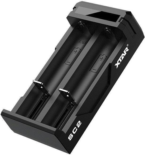Actual product image Xtar SC2 Quick charger 3 A, Micro USB, Li-Ion, 2 slot (1 pcs., AAA, Battery + charger)