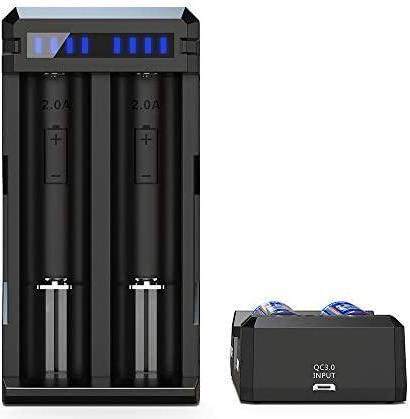 Actual product image Xtar SC2 Quick charger 3 A, Micro USB, Li-Ion, 2 slot (1 pcs., AAA, Battery + charger)
