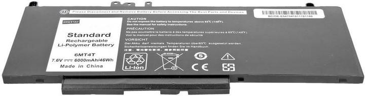 Image du produit Mitsu BATTERY BC/DE-E5470 (DELL 6000 MAH 46 WH) - Batterie (4 cellules, 6000 mAh)