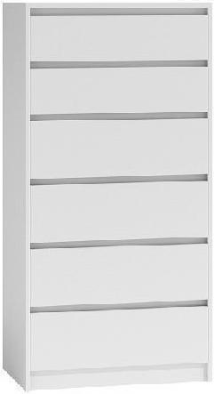 Image du produit Topeshop K6 BIEL Commode (70 x 43 x 139 cm)