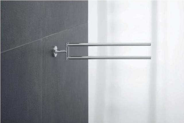 Produktbild Duravit Handtuchhalter STARCK T 2-armig, beweglich, 465mm chrom