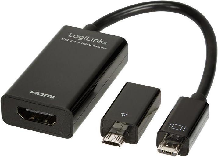 LogiLink Externer Videoadapter (USB, 18.10 cm)