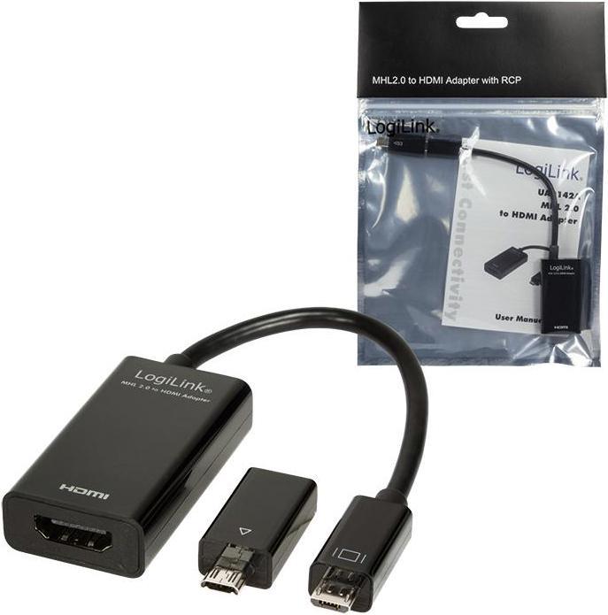 Image du produit LogiLink Adaptateur vidéo externe (USB, 18.10 cm)