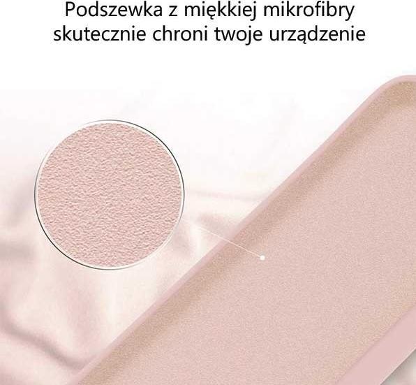 Actual product image Silicone iPhone 12/12 Pro 6,1" różowo-piaskowy/pink sand (Apple iPhone 12)