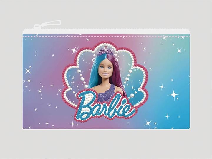 Produktbild Diamond Dotz DOTZIES® Original Diamond Painting Set Barbie mit 5 Motiven: 1 Mäppchen, 2 Armbänder 21 x 2 cm, 2 Au