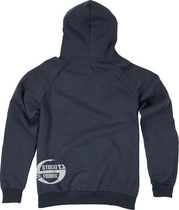Produktbild Stucki Fishing Because Fanatics Hoodie Blau (XL)