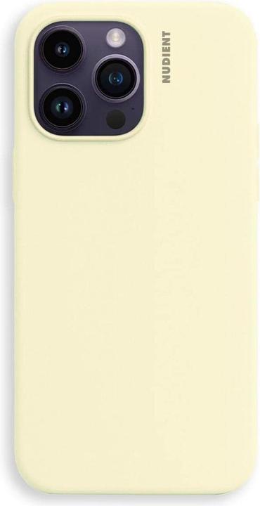Produktbild Nudient Back Cover Base Case 14 Pro Max Pale Yellow (Apple iPhone 14 Pro Max)