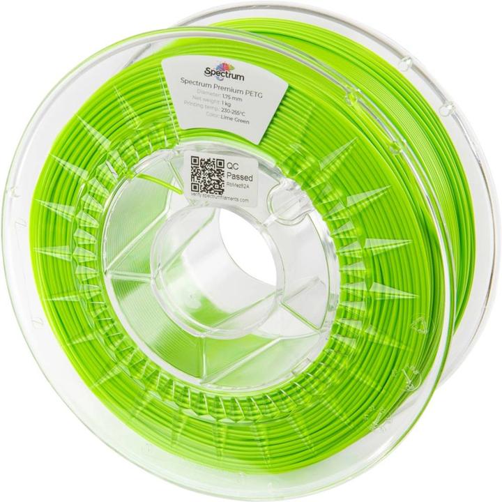 Immagine prodotto Filamento / PETG / VERDE LIME / 1,75 mm / 1 kg (PETG, 1.75 mm, 1000 g, Verde)