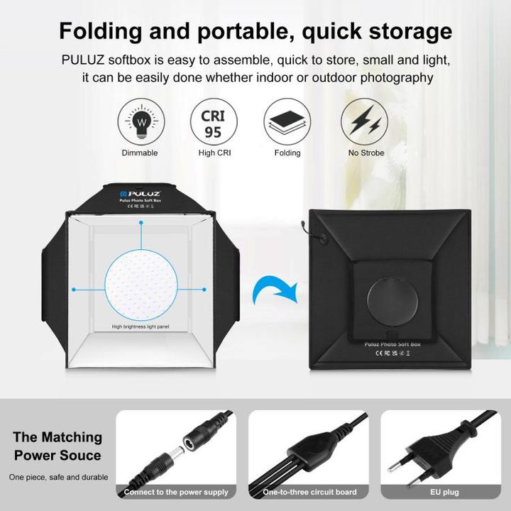 Actual product image Puluz Folding Studio Shooting Tent Soft Box (Recording box)