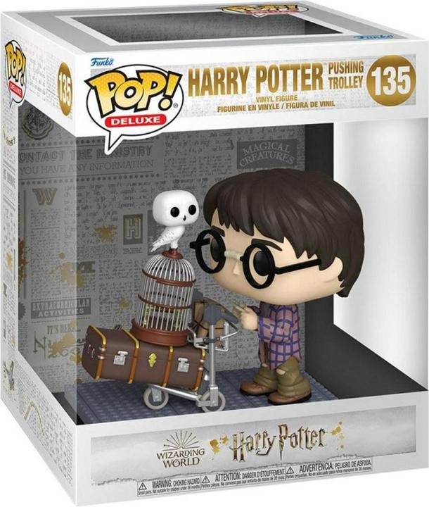 Actual product image Funko Harry Potter: Harry Potter Pushing Trolley POP! Deluxe 133 Vinyl Figure