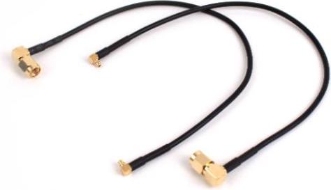 Produktbild Varia 2x Pigtail SMA-Stecker zu MMCX-Winkelstecker, 25 cm