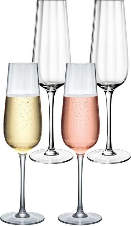 Actual product image Villeroy & Boch Rose Garden (12 cl, 4 Glasses, Champagne glasses)