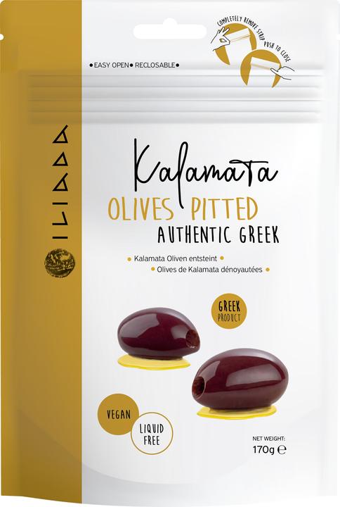 Actual product image Iliada Kalamata olives pitted (175 g)
