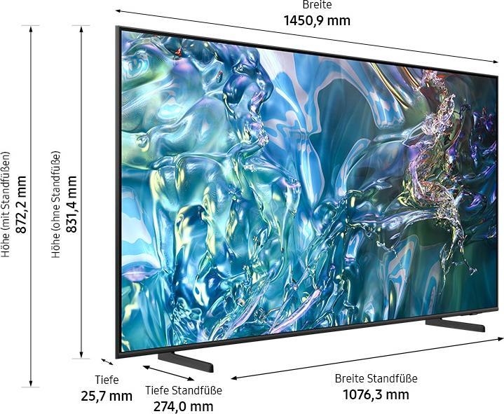 Immagine prodotto Samsung GQ65Q60DAUXZG Smart TV 165,1 cm 65 pollici (65", Q60D, QLED, 4K, 2024)