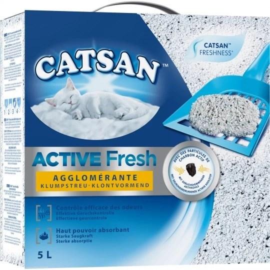 Produktbild Catsan Active Fresh - bentonitstreu - 5l (Klumpend, 5 kg)