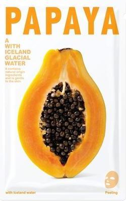 She’s Lab Blue Dot - With Iceland Glacial Water Mask In Papaya