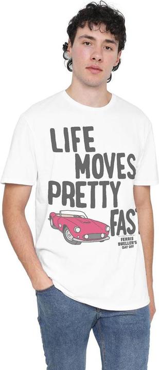 Actual product image Ferris Bueller´s Day Off Mens Slow Down T-Shirt (L)
