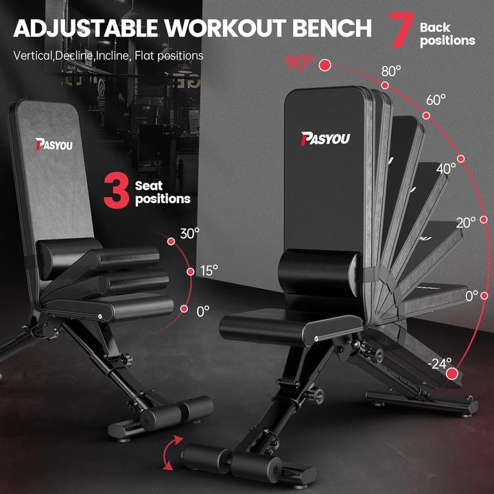 Image du produit Pasyou PA500 Banc de musculation multifonctionnel