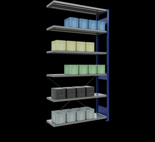 Image du produit Schulte Lagertechnik Système enfichable Élément suivant MULTIplus250 avec entretoise croisée