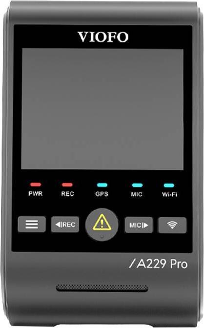 Produktbild Viofo A229 Pro 3CH (WLAN, Beschleunigungssensor, Nachtsicht, GPS-Empfänger, Eingebautes Mikrofon, Eingebautes Display, 4K)