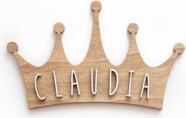 Actual product image Vintiun Name tag crown nature personalizable