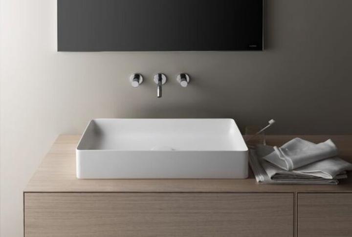 Produktbild Laufen Living Square Waschtisch-Schale, ohne Hahnloch, ohne Überlauf, 600x340mm, H811434 (640 mm, 150 mm)