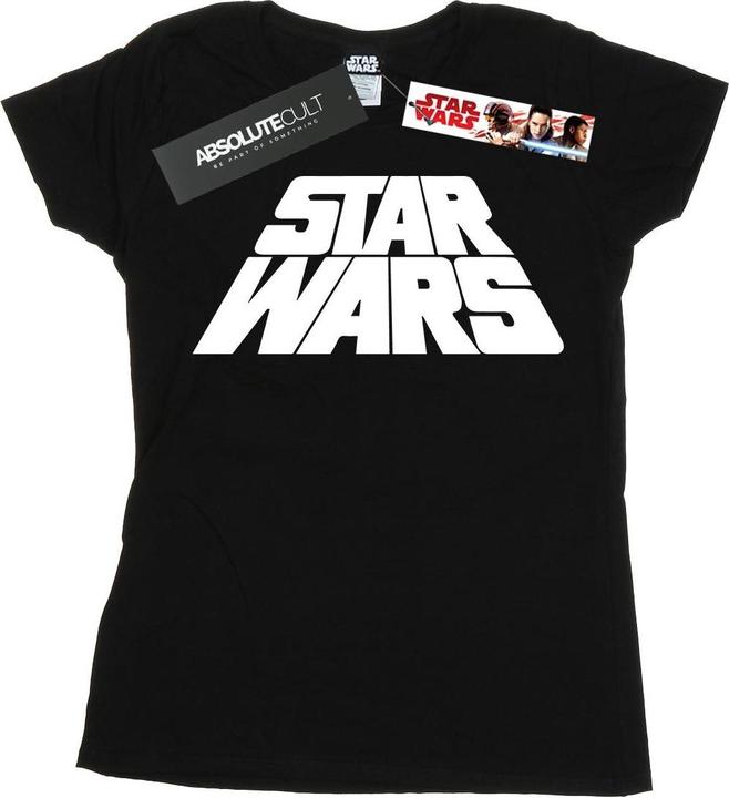 Actual product image Star Wars Womens/Ladies Retro Logo Cotton T-Shirt (XXL)